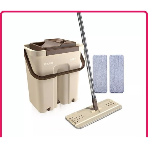 Automatic Squeeze Cleaning Mop With Bucket