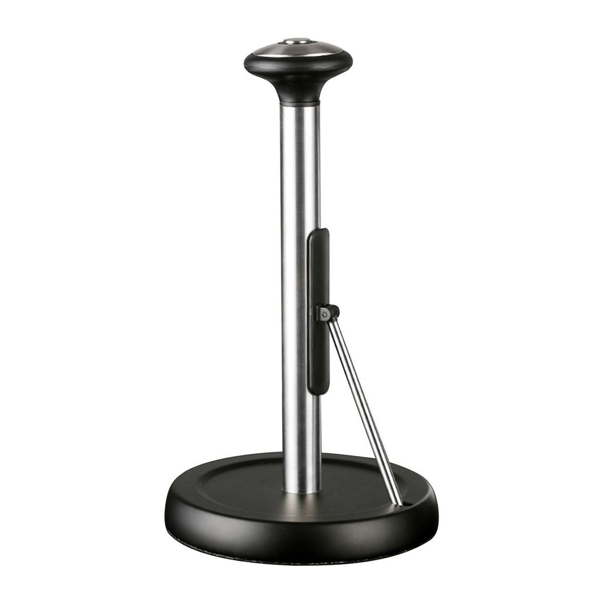 Napkin Holder Push Type Roll Napkin Holder Stand Black