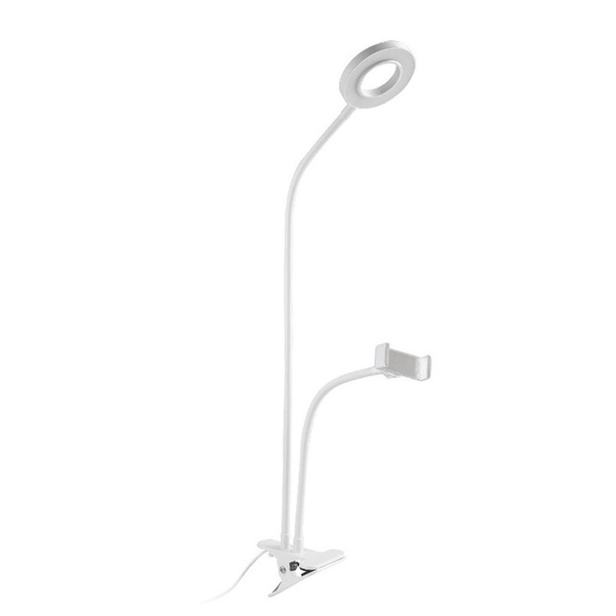 Fill Light USB Interface Adjustable Alloy LED Selfie-White
