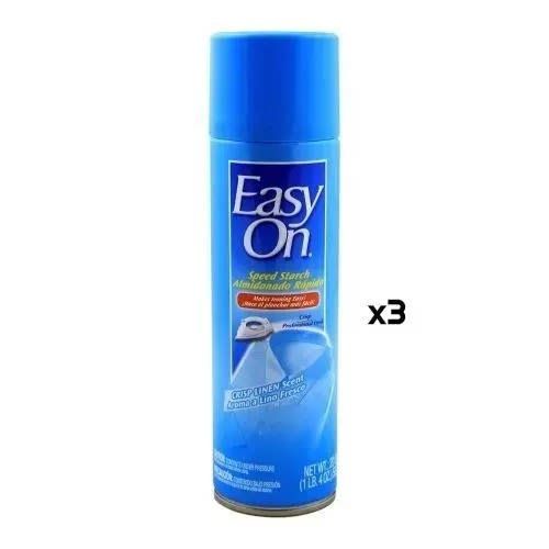 Easy On Spray Starch For Easy Ironing - 567g X 3 Pieces