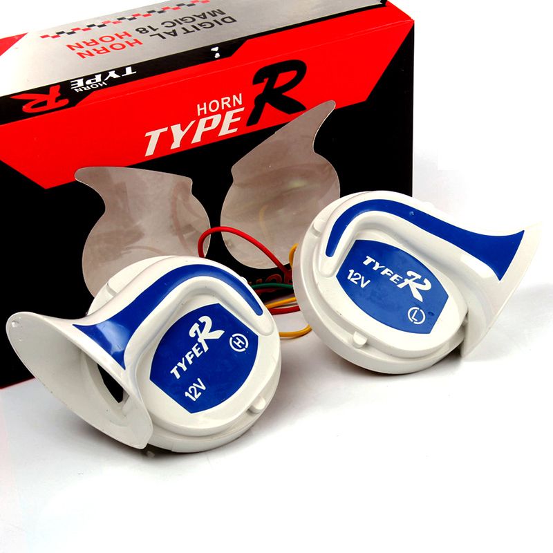 1Pair Loud Horn Auto Speaker Alarm 12V 110db Motorcycle 8