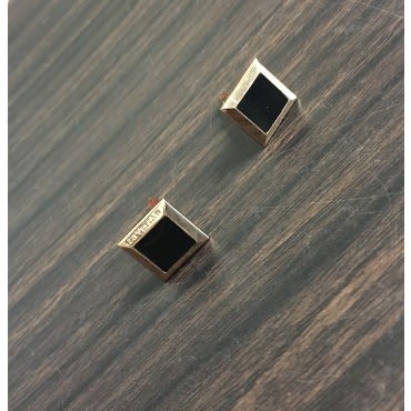 Black Steel Men's Cuff Links
