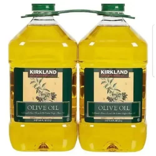 Kirkland Signature Refined Olive Oil & Its Extra Virgin Olive Oil - 3 Liters X 2