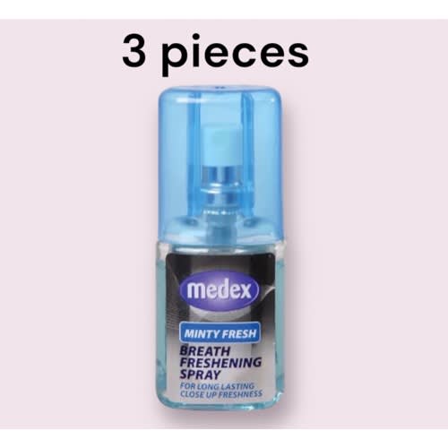 Medex Minty Fresh Breath Freshening Spray - 20ml X 3