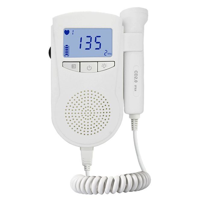 Pocket Fetal Doppler Baby Heart Beat Rate Monitor FHR 2Mhz Probe FD200