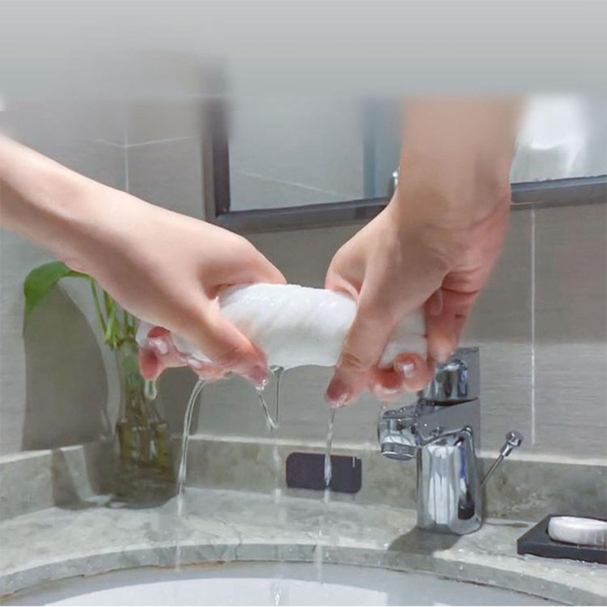 Microfiber Hair Towel Wrap/ Hair Turban Good Absorbent/