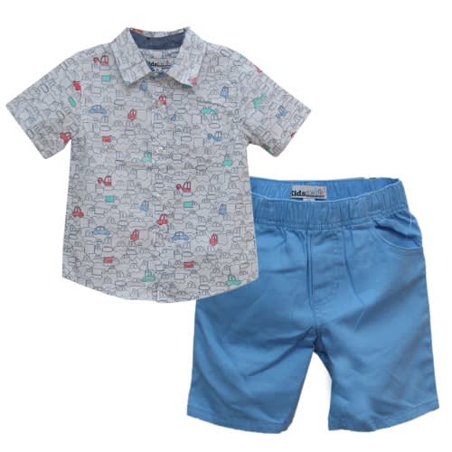 Boy's 2piece Set With Splash Design
