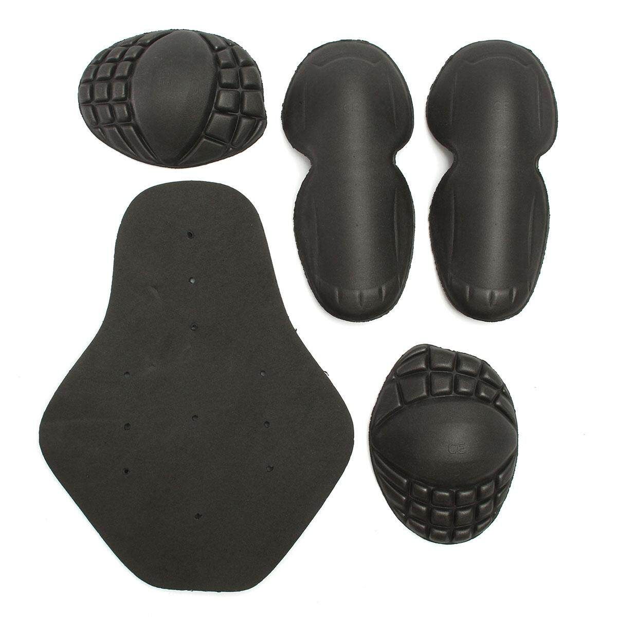 Motorcycle Riding Shoulders Elbows Back Chest Knee Protection Pads Racing Safety Protector For Motor Jacket Hard Armour