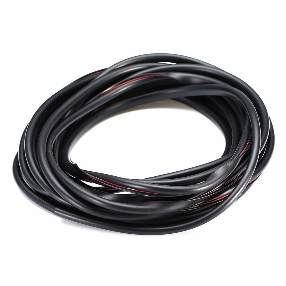 500cm Car Door Edge Lip Guard Protector Moulding Trim-Black