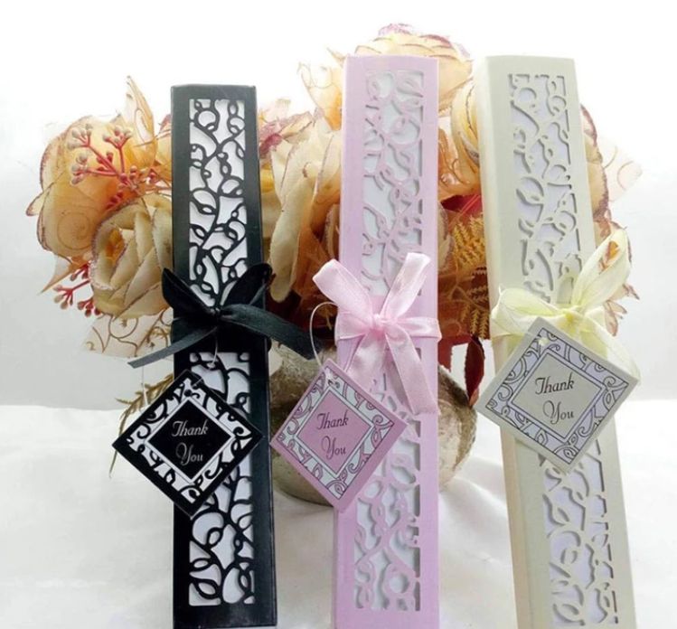 Dancing Favors Party Cut Gifts Fold Laser Fan 3 In Paper Pcs Colors Chinese Fan Silk Hand Elegant Gift Box Bamboo Wedding 1