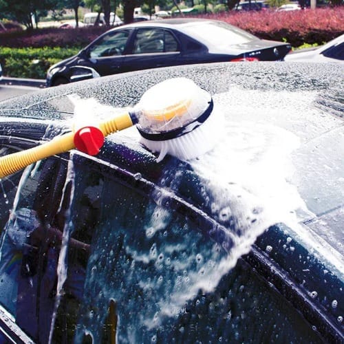 Car Wash Brush With High Pressure Rotating Head