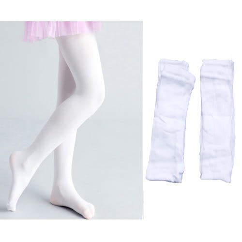 Cotton Rich Soft Tight - Pop Socks - White - 2 Pairs