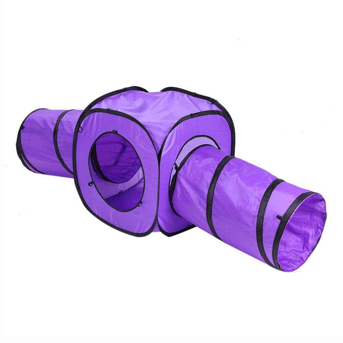 Cat Toy Tunnel And Cubes 3 Way Bundle Collapsible Tube