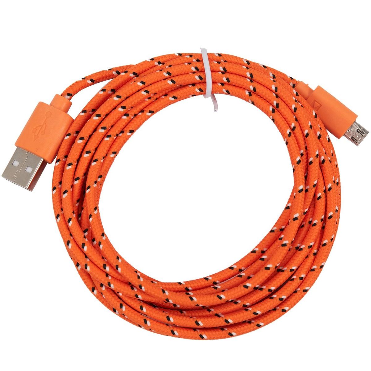 USB Charging Sync Data Cable Cord For Samsung Galaxy S3 S4 S5 S6 S6 Edge Cable, 3M, Orange