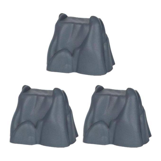 Train Bridge Piers Wooden Railway Accessories Compatible Style B Gray