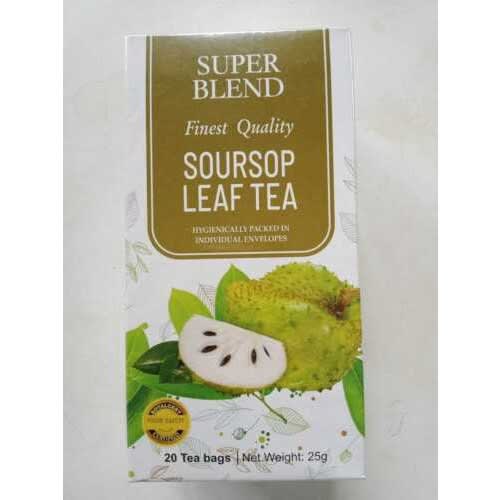 Super Blend Pure Natural Soursop Leaf Tea - 20 Tea Bags