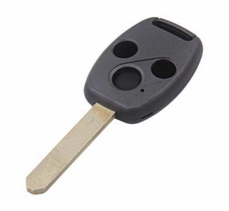 3button Honda Uncut Empty Key Case
