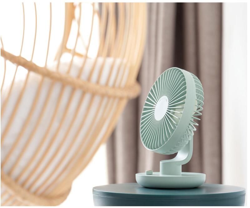 Handy Office Cooler Shaking Summer Fan Flexible Head USB Fan Fan Silence Desktop Home Mini Portable Mini 3Life For 120&deg;Ballet