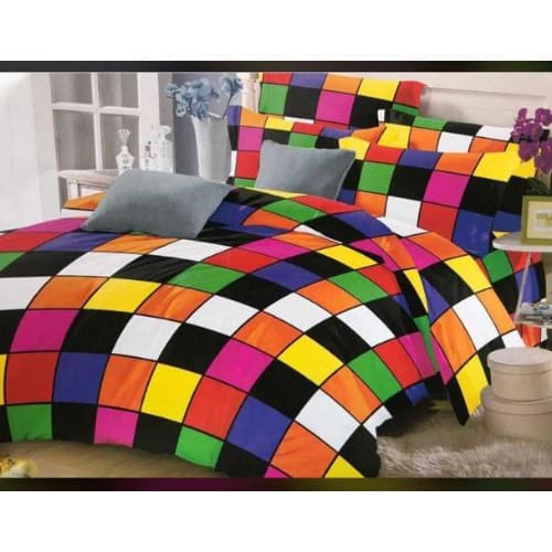 Adorable Multi Colour Duvet Set