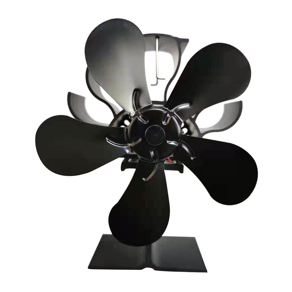Stove Effectively Dispersing Warm Air Around Your Room Electric Stove Fan-black