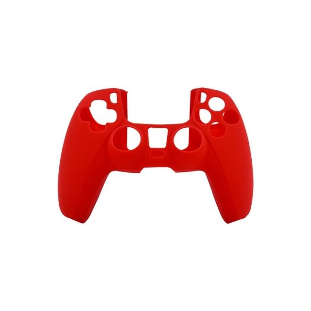 For PS5 Controller Silicone Case, Product Color: Red