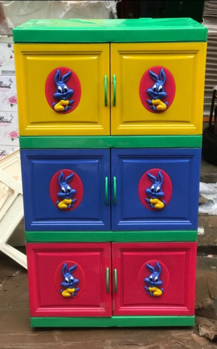 Colorful  Plastic Baby Wardrobe