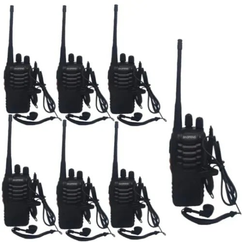 2way Walkie Talkie Radio With Earpiece - 7 Pieces