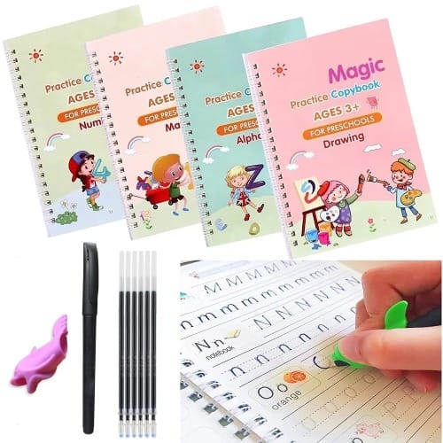 Pen Control Tracing Book - Montessori Writing Learning Book For Children Kids