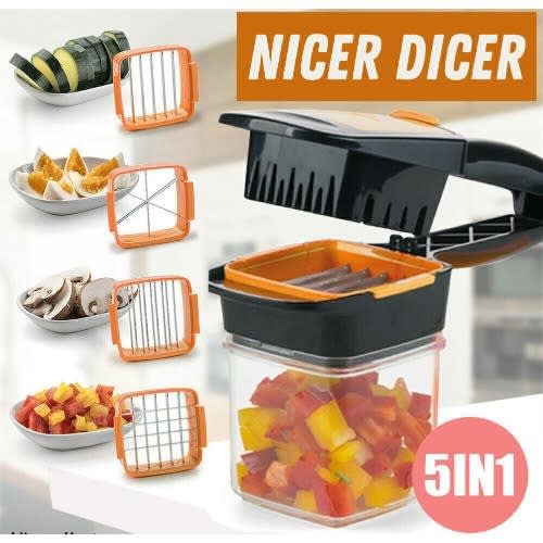Quick 5 In 1 Nicer Dicer Fruit & Vegetable Cutter