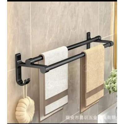 Bathroom Towel Hanger With Hooks