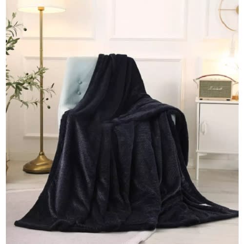 Fleece Blanket/comforter - Black