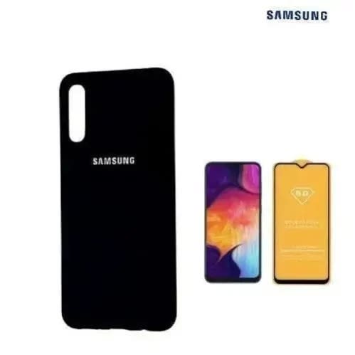 Silicon Pouch + Free Screen Protector For Samsung A50 - A50s - A30s