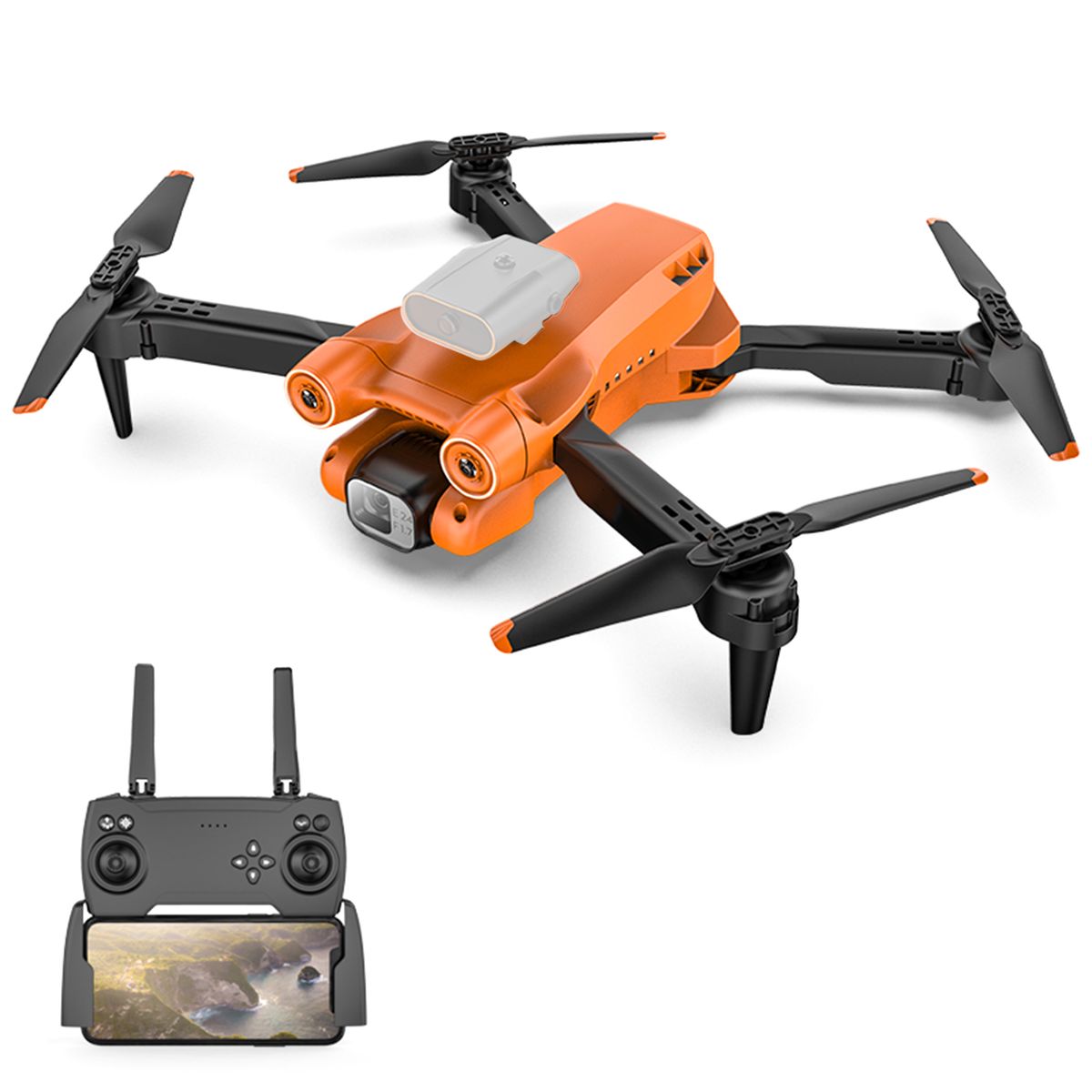 RC  With Camera 4K Camera RC Quad-cop-ter With Function