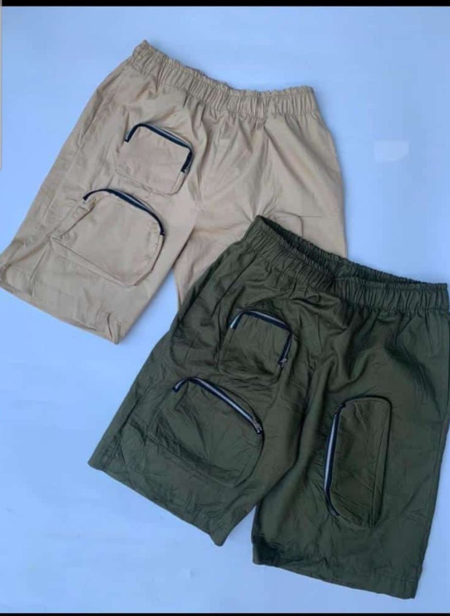 2in1 Cargo Combat Shorts For Men And Women- Carton\ Army Green