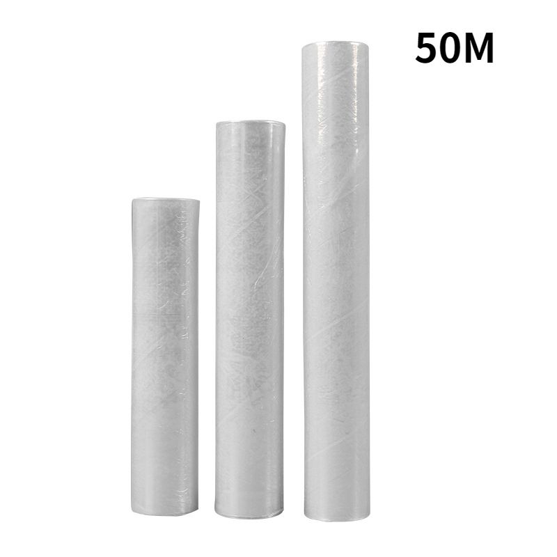30cm*50m Lengthened Thickened Food Cling Film Household Disposable Brand Material Food Vegetable And Fruit Pe Cling Film-