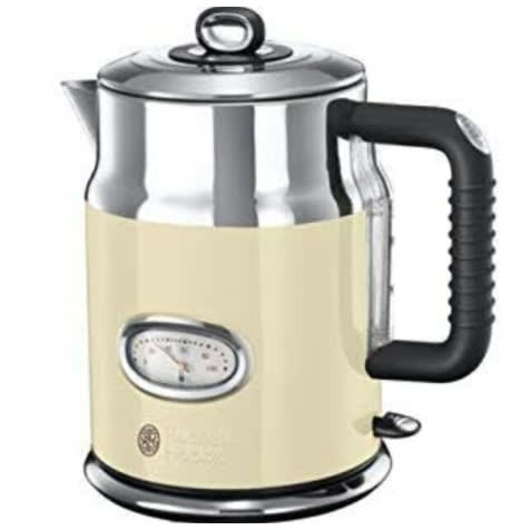 Retro Cream 1.7l Classic Noir Cordless Electric Jug Kettle - 2400w