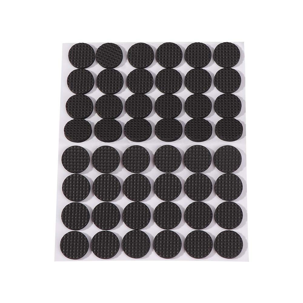 48Pcs Non-slip Self Adhesive Rubber Feet Anti Slip Pads Table Chair Floor Protectors Mat Round Sticky Pad For Chair Leg
