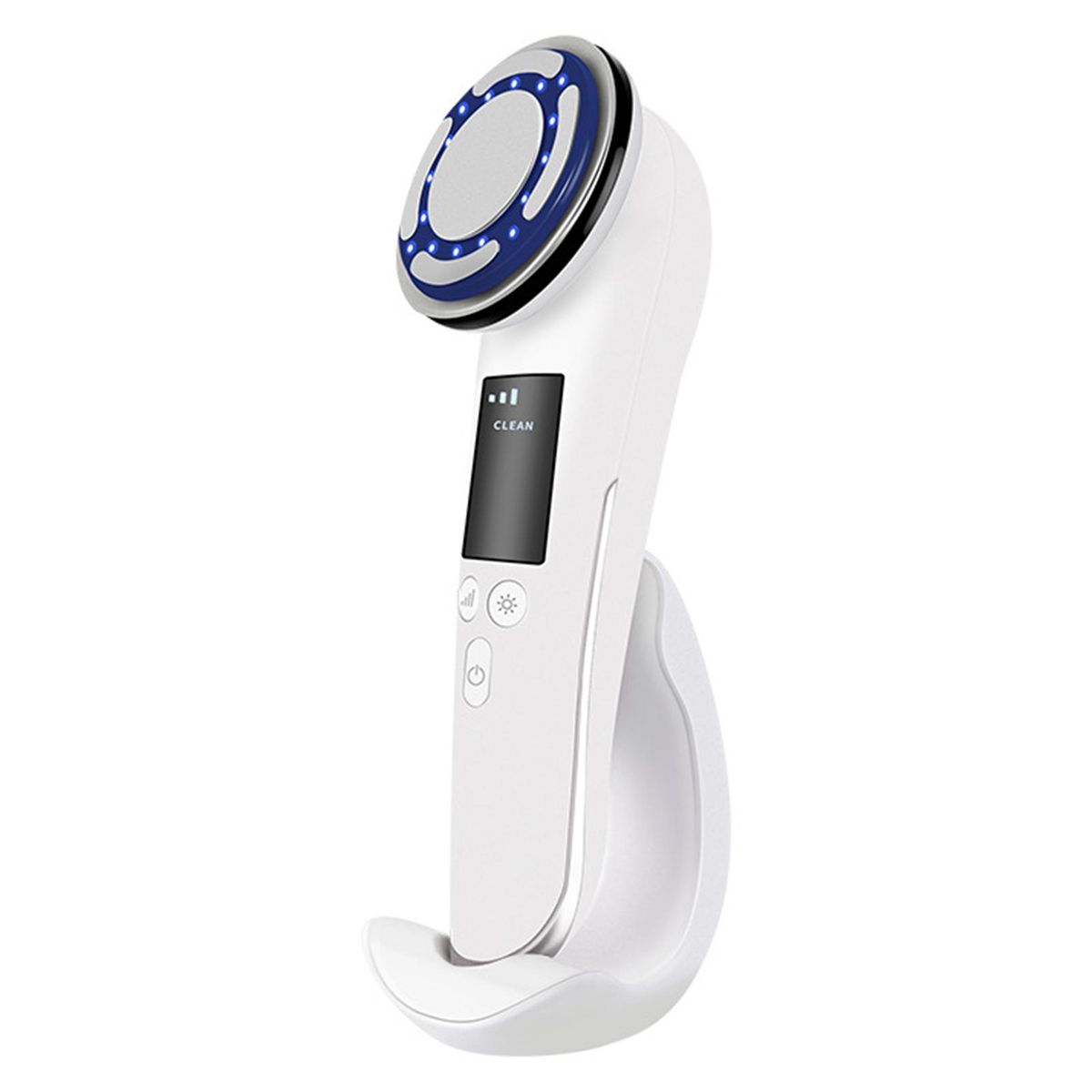 Bestauty Hot & Cold Pulse Beauty Device with Base High-frequency Vibration Clean Absorb Colorful Light EMS Micro-current Pulse Beauty Instrument