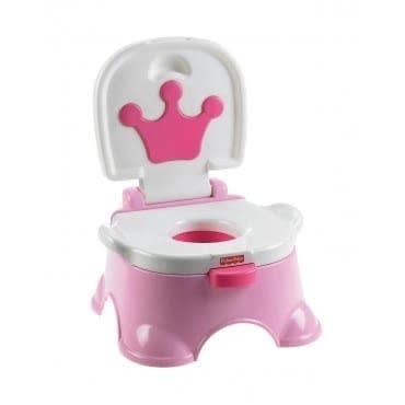 Princess Step Stool Potty - Pink