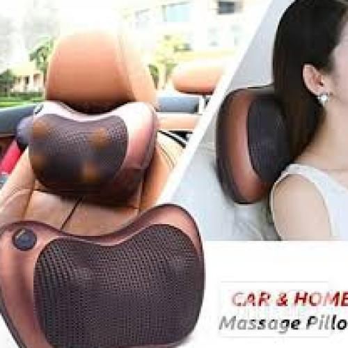 Portable Car & Home Heat Pillow Massager For Stress Relief.