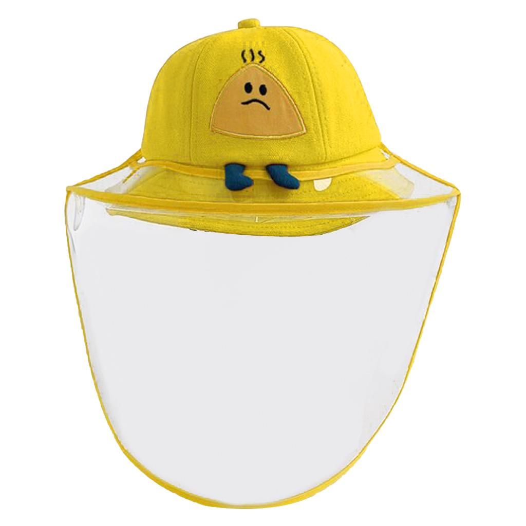Boys Girls Toddler Summer Beach Anti-UV Cap Yellow