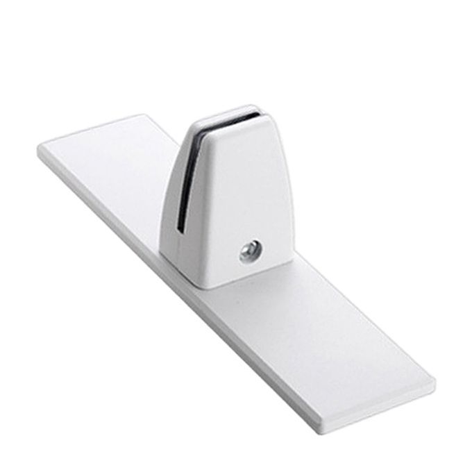 Office Desktop Partition Bracket  Pins Clamp No Drilling White