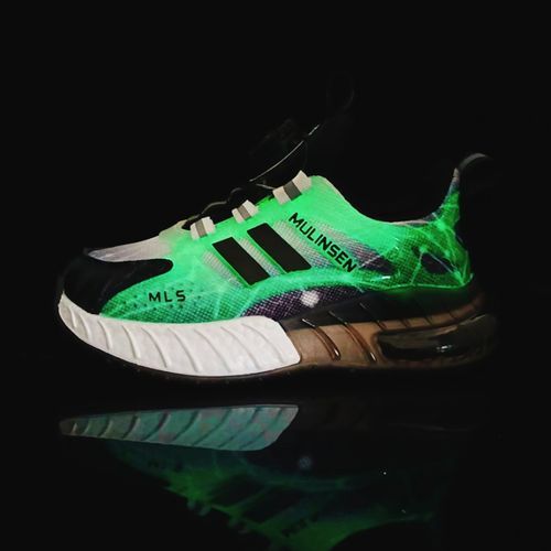 Rotating Buckle Kids&lsquo; Sneakers Girl's Air Cushion Sports Shoes Black