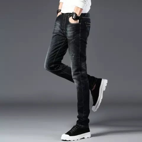 Mix Black Jean Trouser For Men