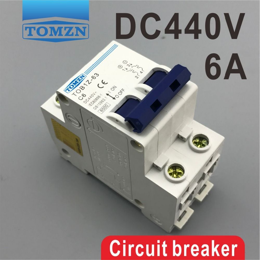 DC Breaker 440V 6A 2P Circuit