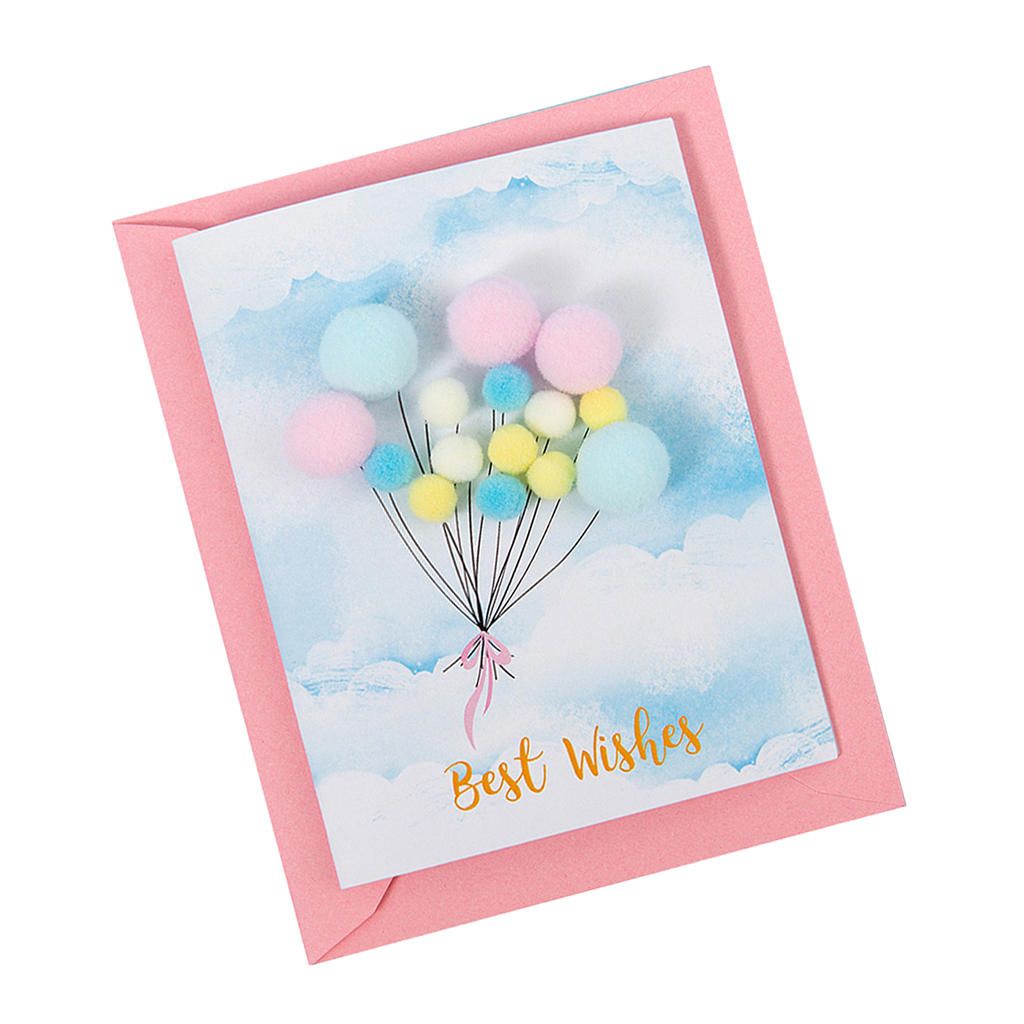 Birthday/Christmas/Holiday Paper Greeting Cards W/ Ball
