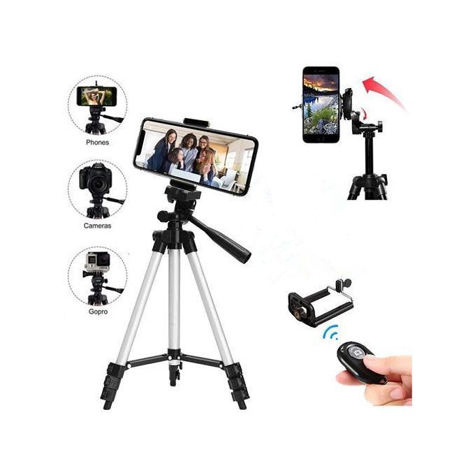 Mobile Phone/camera/ring Light/metal Tripod + Remote Control