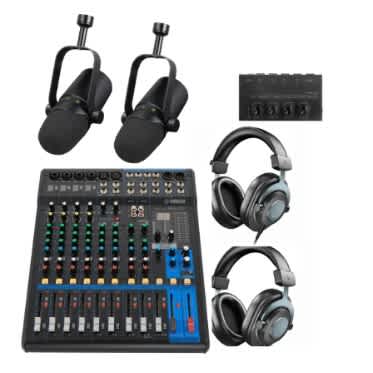 Studio Recording Podcast Combo Bundle Pack