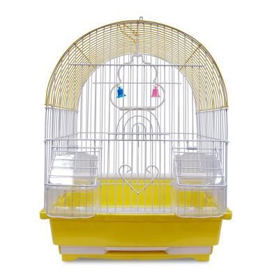 1 pcs Stainless Steel Plating Bird Cage Parrot Large Space for Activities Freedom Not Rust Strong Durable