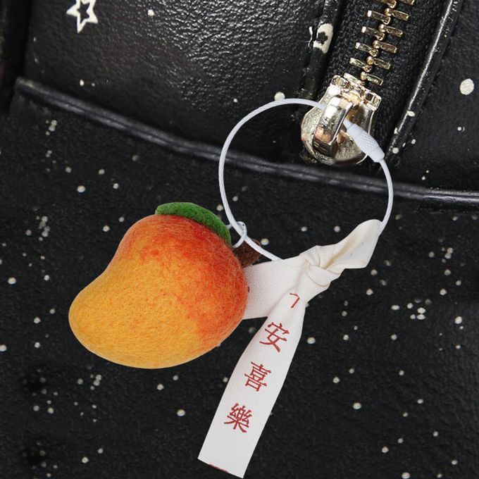 DIY Wool Felting Wool Felt Craft Starter Kit Key Chain Mango